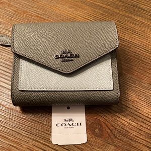 Brand new w/ tag small Coach Tri-Fold Wallet